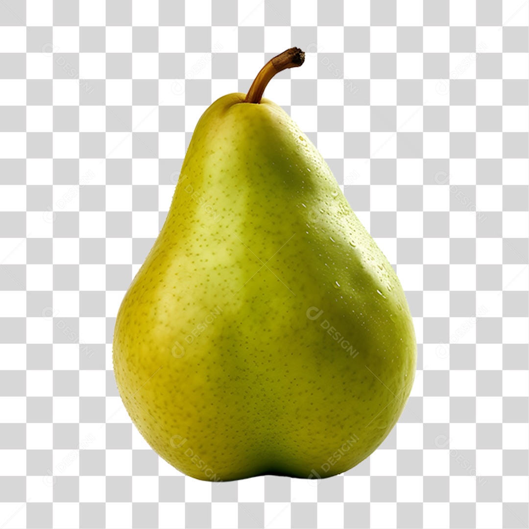 Pêra madura e fresca PNG Transparente