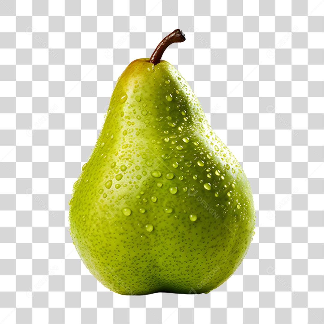 Pêra madura e fresca PNG Transparente