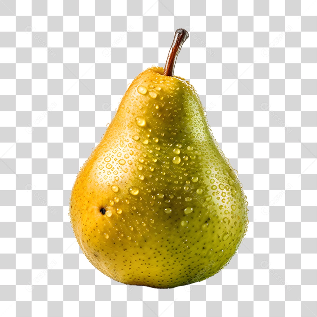 Pêra madura e fresca PNG Transparente