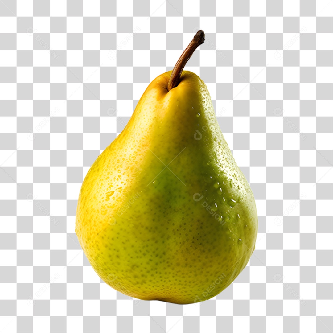 Pêra madura e fresca PNG Transparente