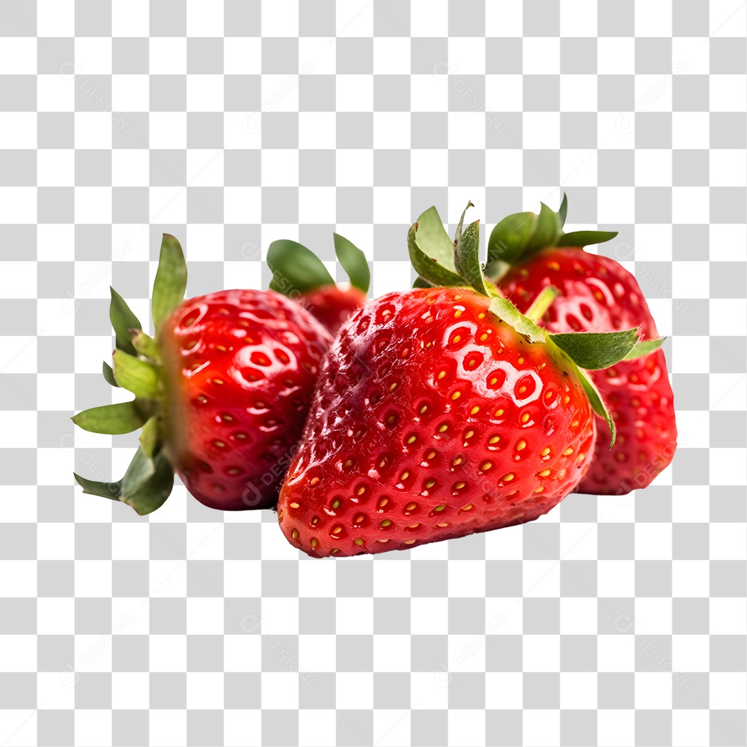Morango madura fresca PNG Transparente