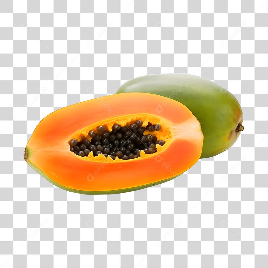 Mamão madura fresca PNG Transparente
