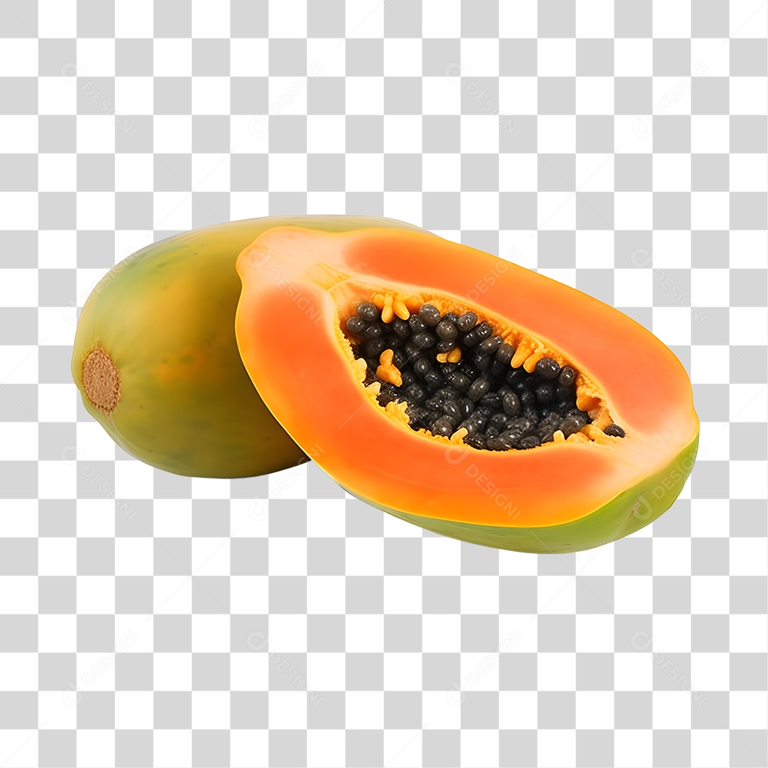 Mamão madura fresca PNG Transparente