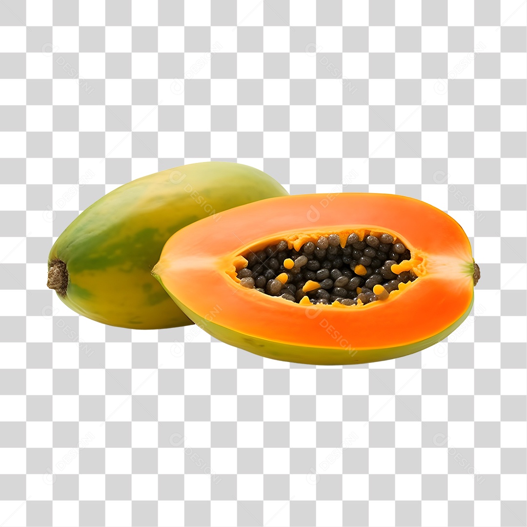 Mamão madura fresca PNG Transparente