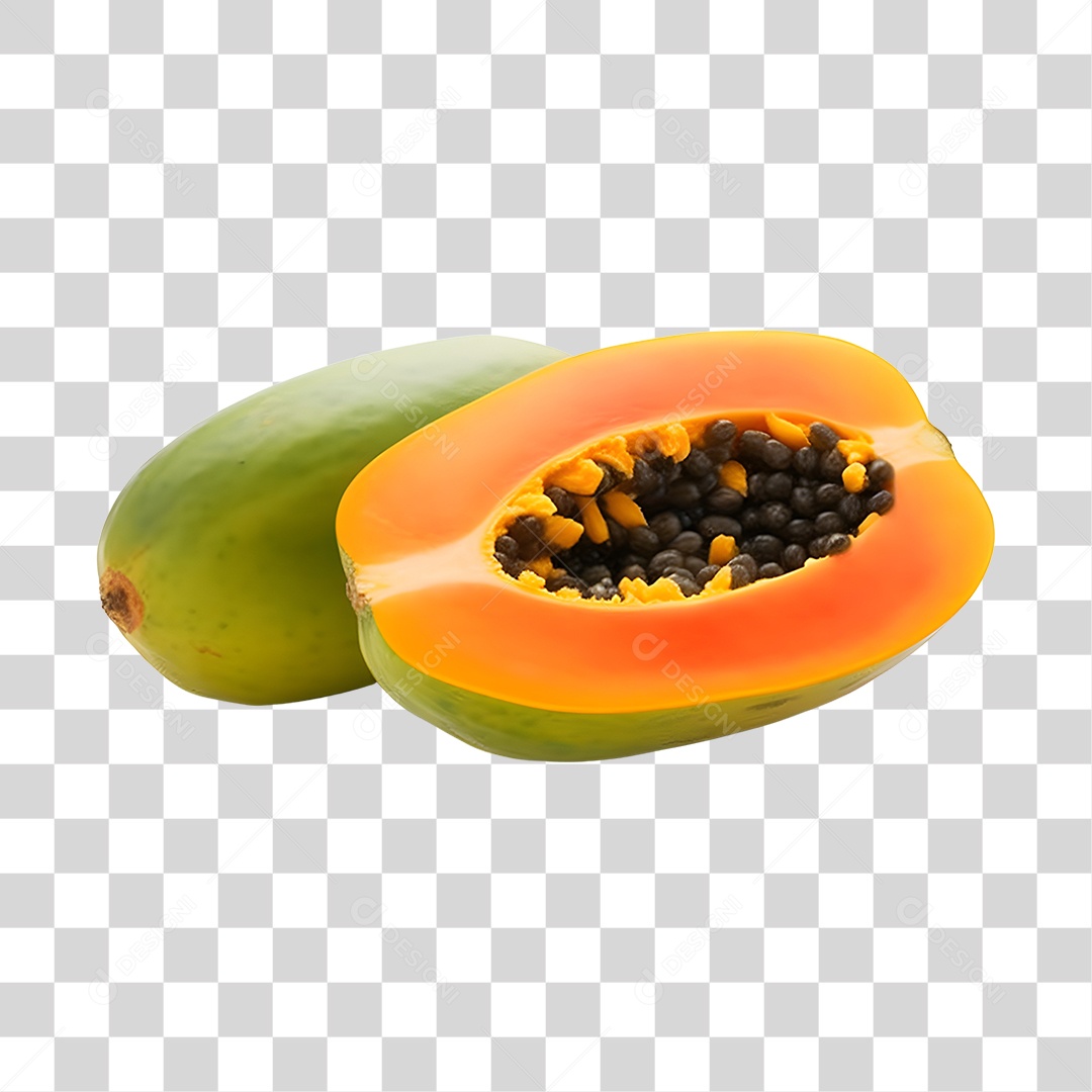 Mamão madura fresca PNG Transparente