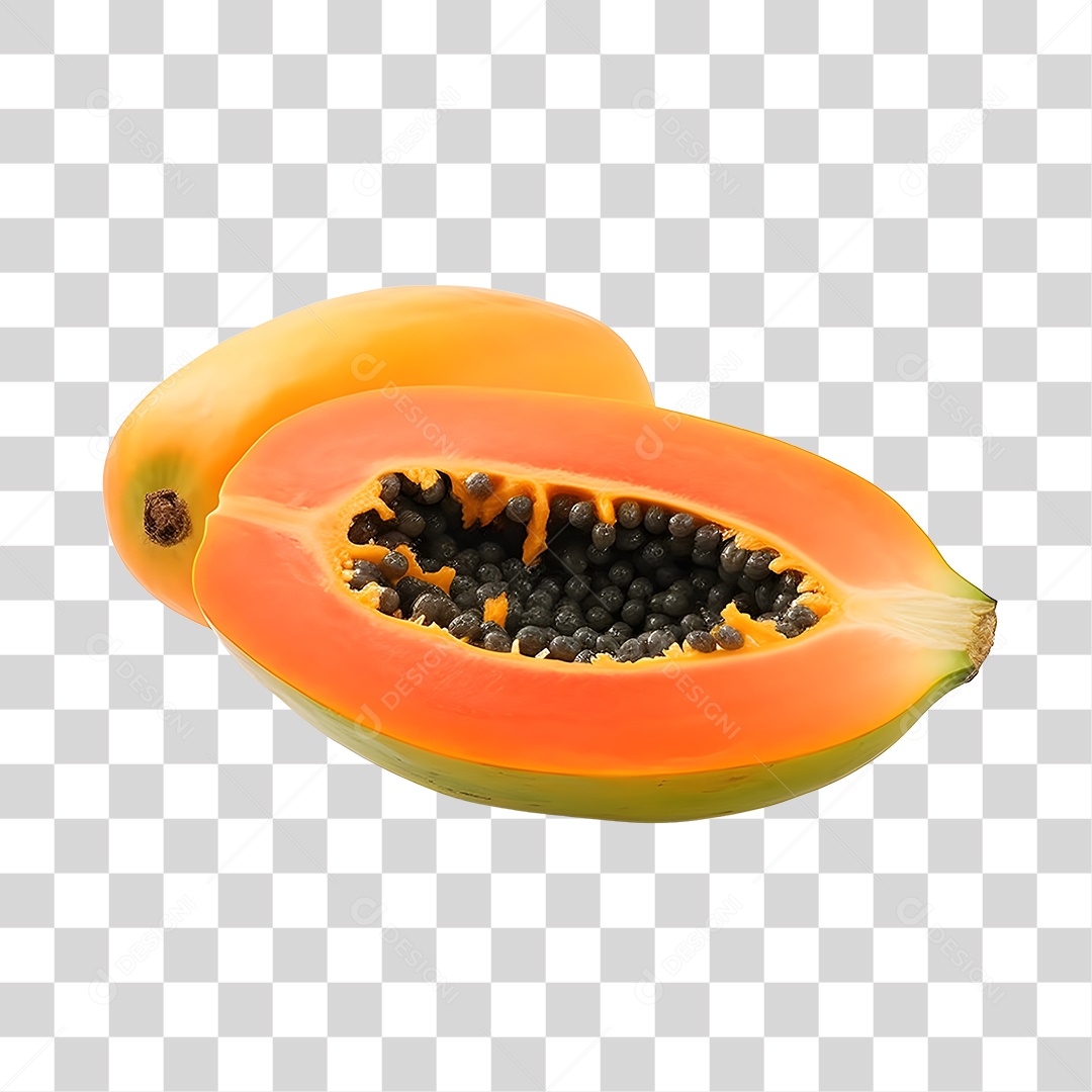 Mamão madura fresca PNG Transparente