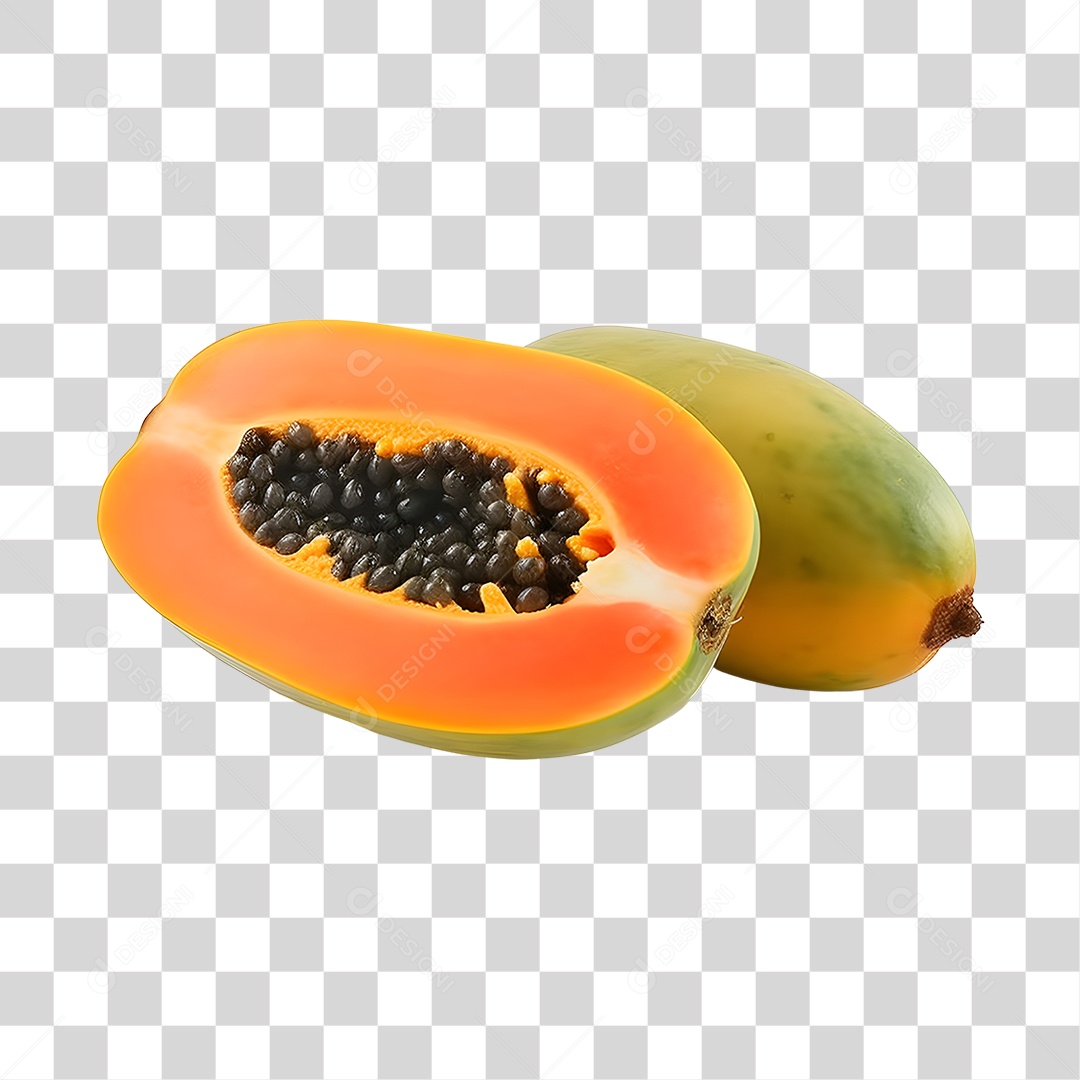 Mamão madura fresca PNG Transparente
