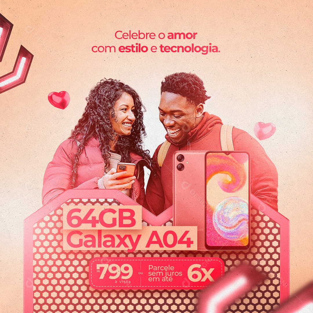 Dia Dos Namorados Venha Conferir Social Media PSD Editável