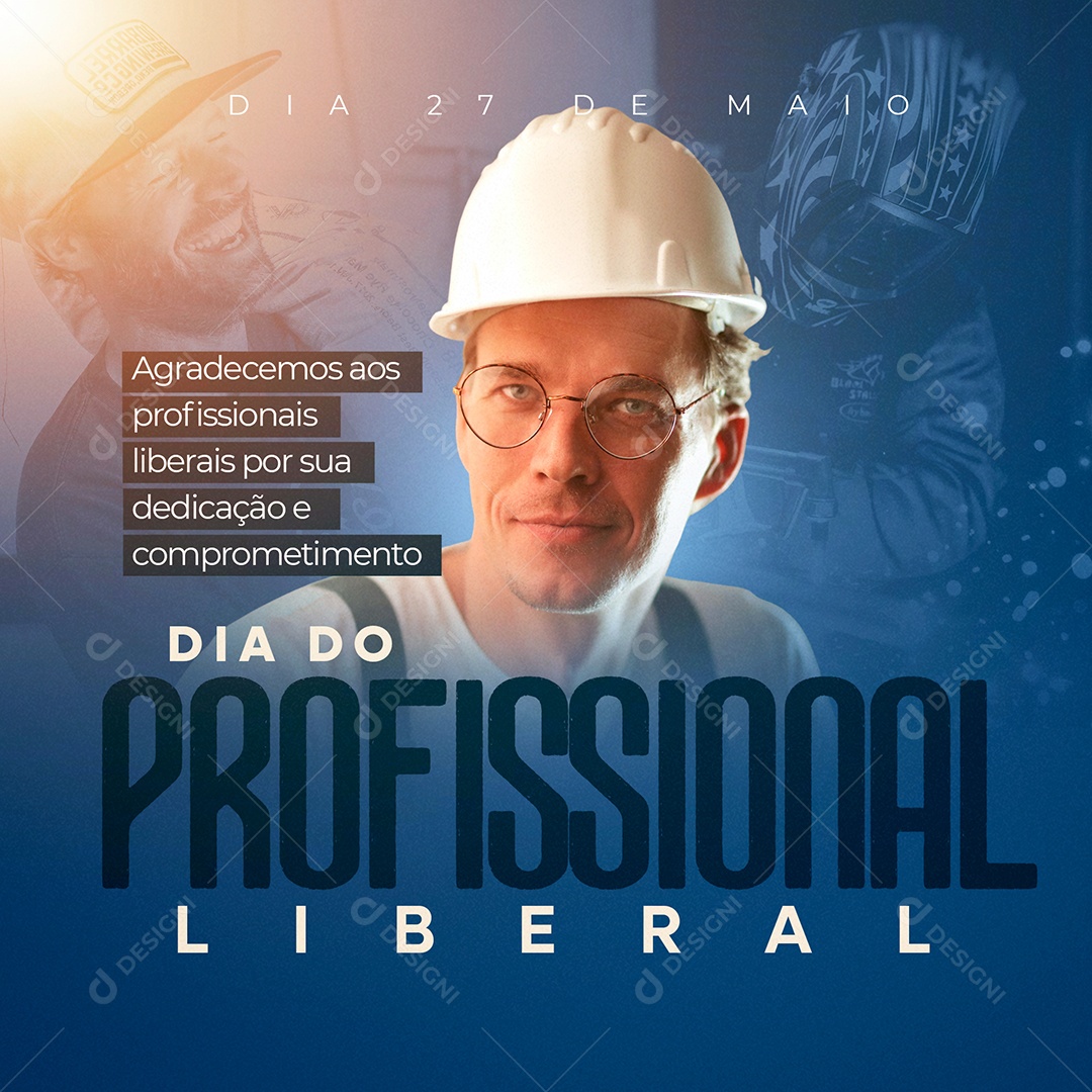 Dia do Profissional Liberal 27 de Maio Social Media PSD Editável