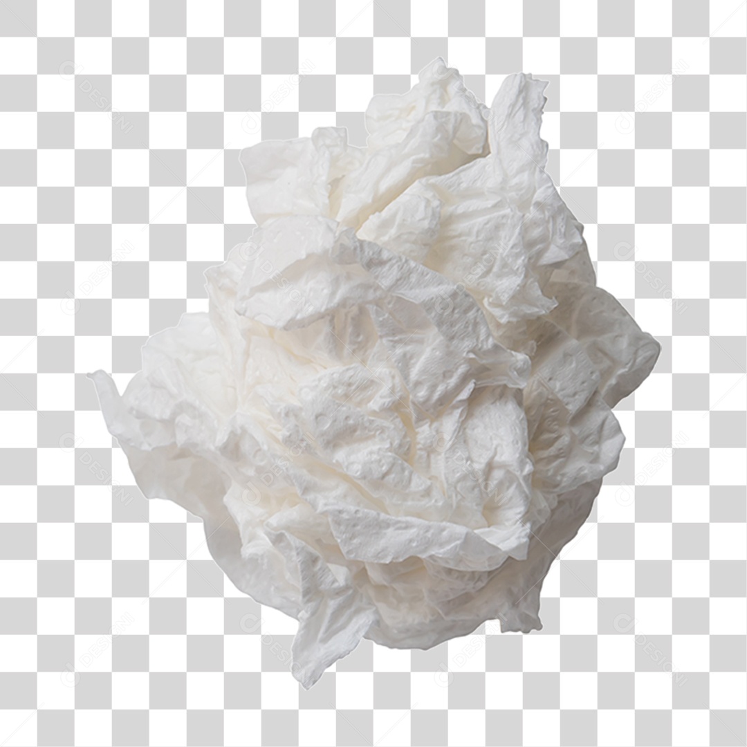 Guardanapo Amassado PNG Transparente