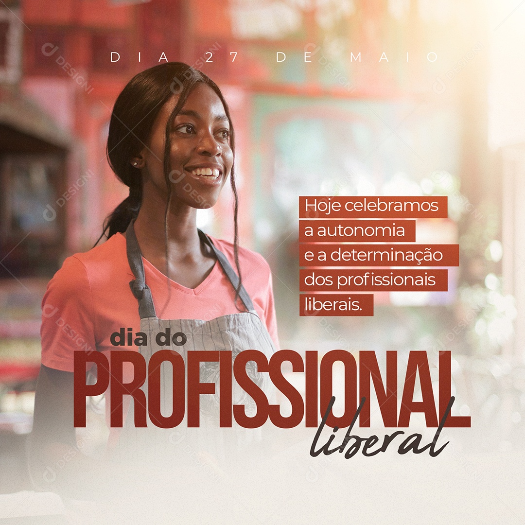 Dia do Profissional Liberal 27 de Maio Social Media PSD Editável