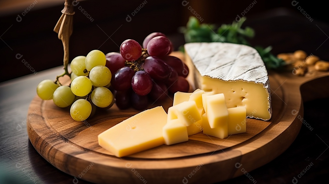Café Da Manhã Com Várias Frutas Sobre A Mesa