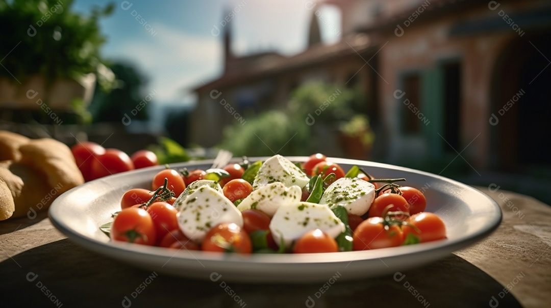 Tigela De Salada Caprese