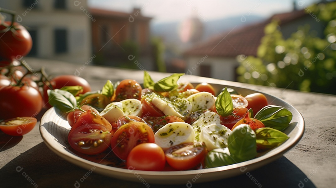 Tigela De Salada Caprese