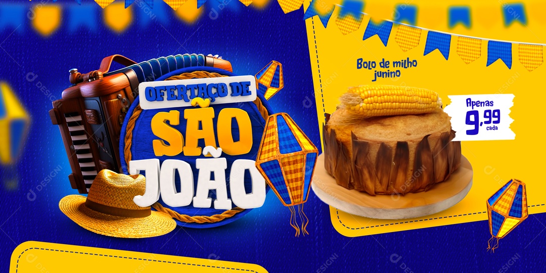Ofertaço de São João Social Media PSD Editavel
