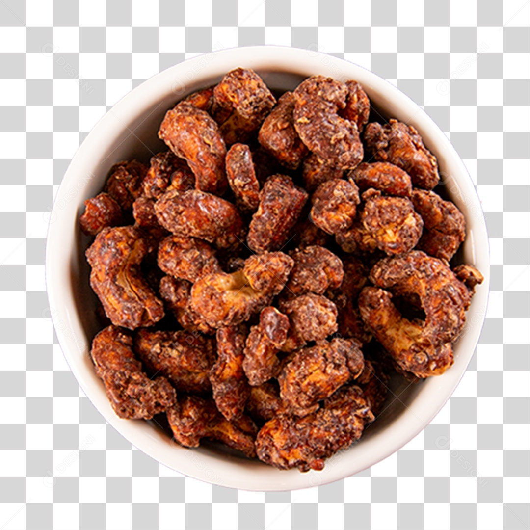 Castanha Caramelizada PNG Transparente