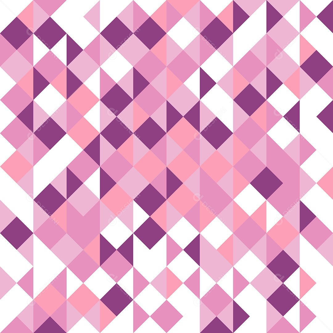 Fundo Branco Com Quadrados Roxos Aleatórios Vetor EPS