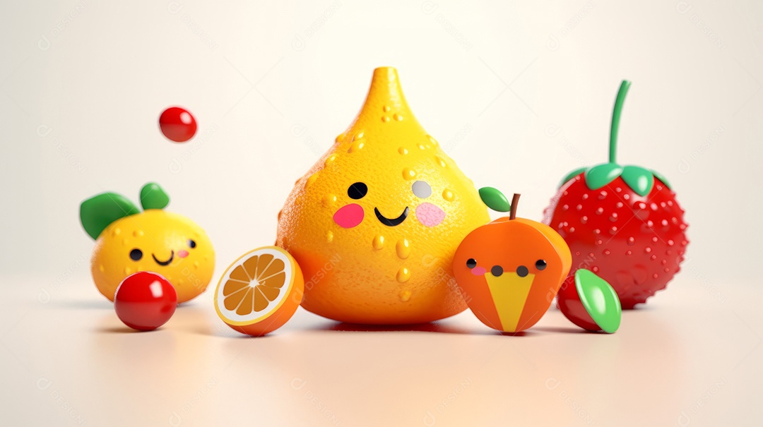 Verão, a estação mais quente Ilustração vetorial do mar IA generativa.