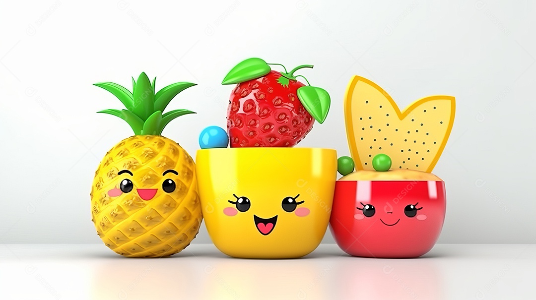 Verão, a estação mais quente Ilustração vetorial do mar IA generativa.