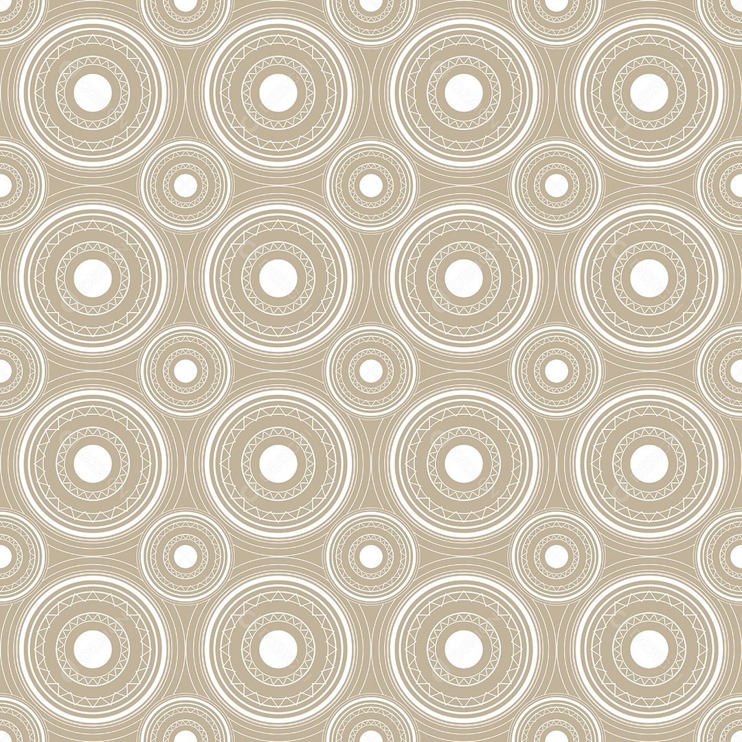 Padrão de Círculos Vetor EPS