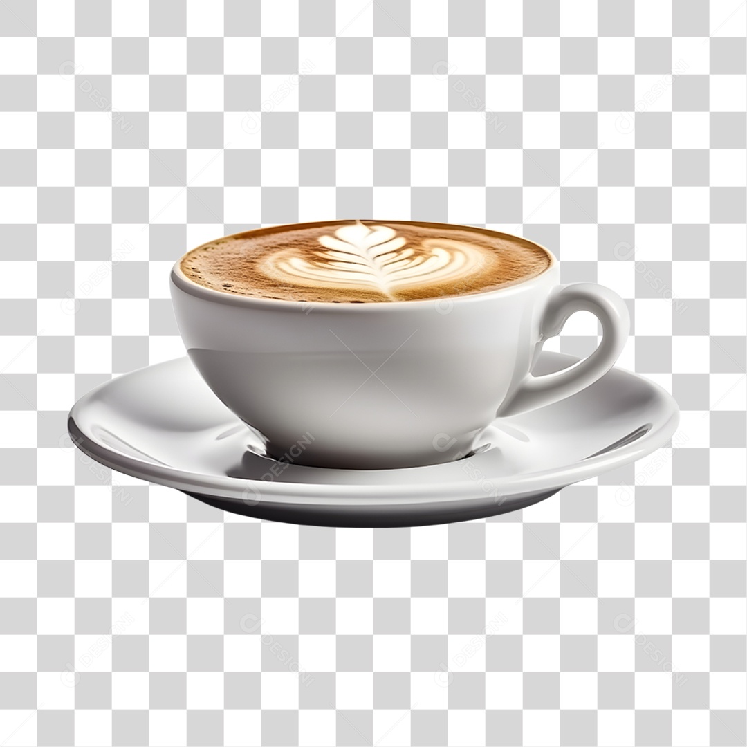 Copo de capuccino PNG Transparente