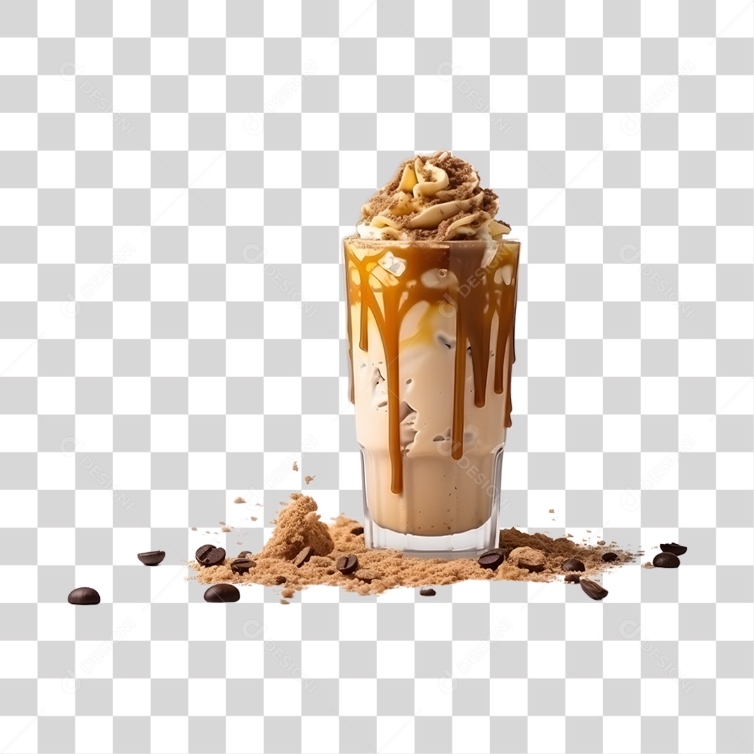 Copo de capuccino PNG Transparente
