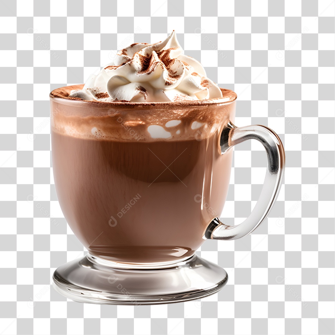 Copo de capuccino PNG Transparente