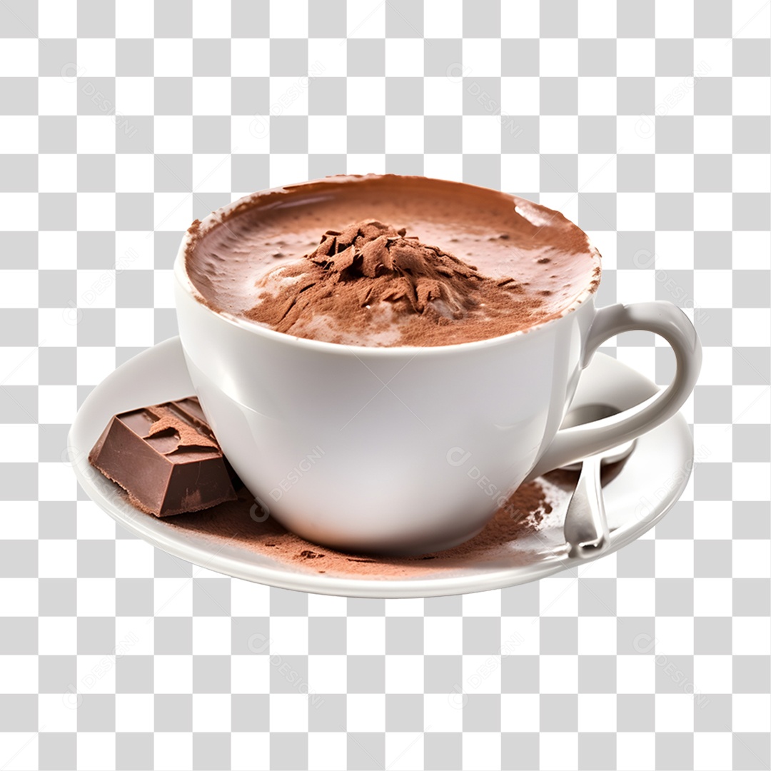 Copo de capuccino PNG Transparente