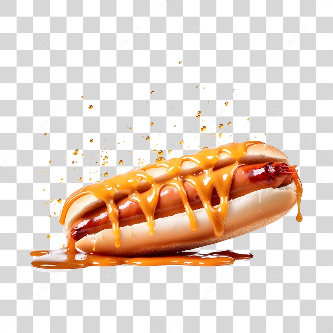 Cachorro quente alimento saboroso PNG Transparente