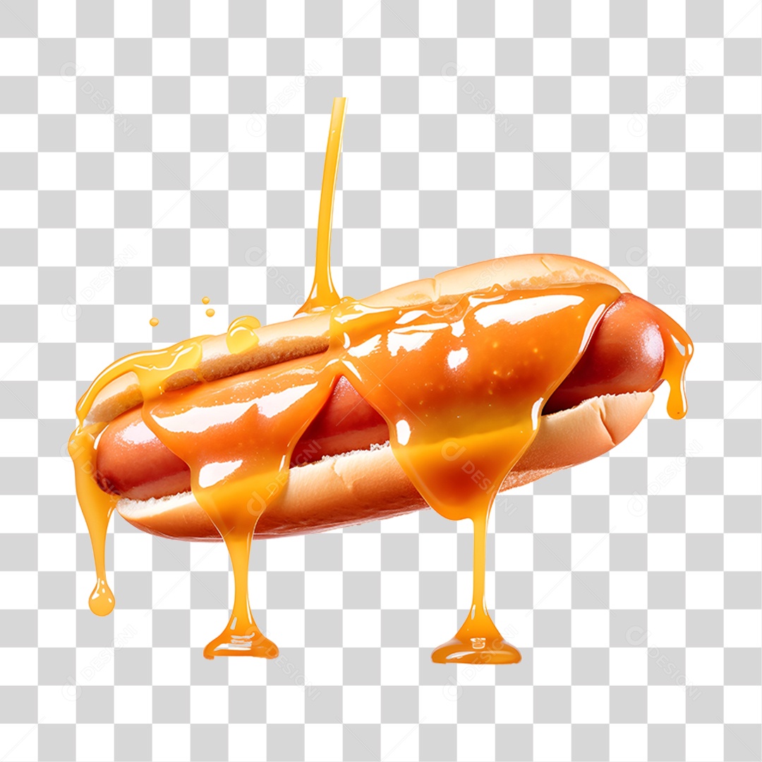 Cachorro quente alimento saboroso PNG Transparente