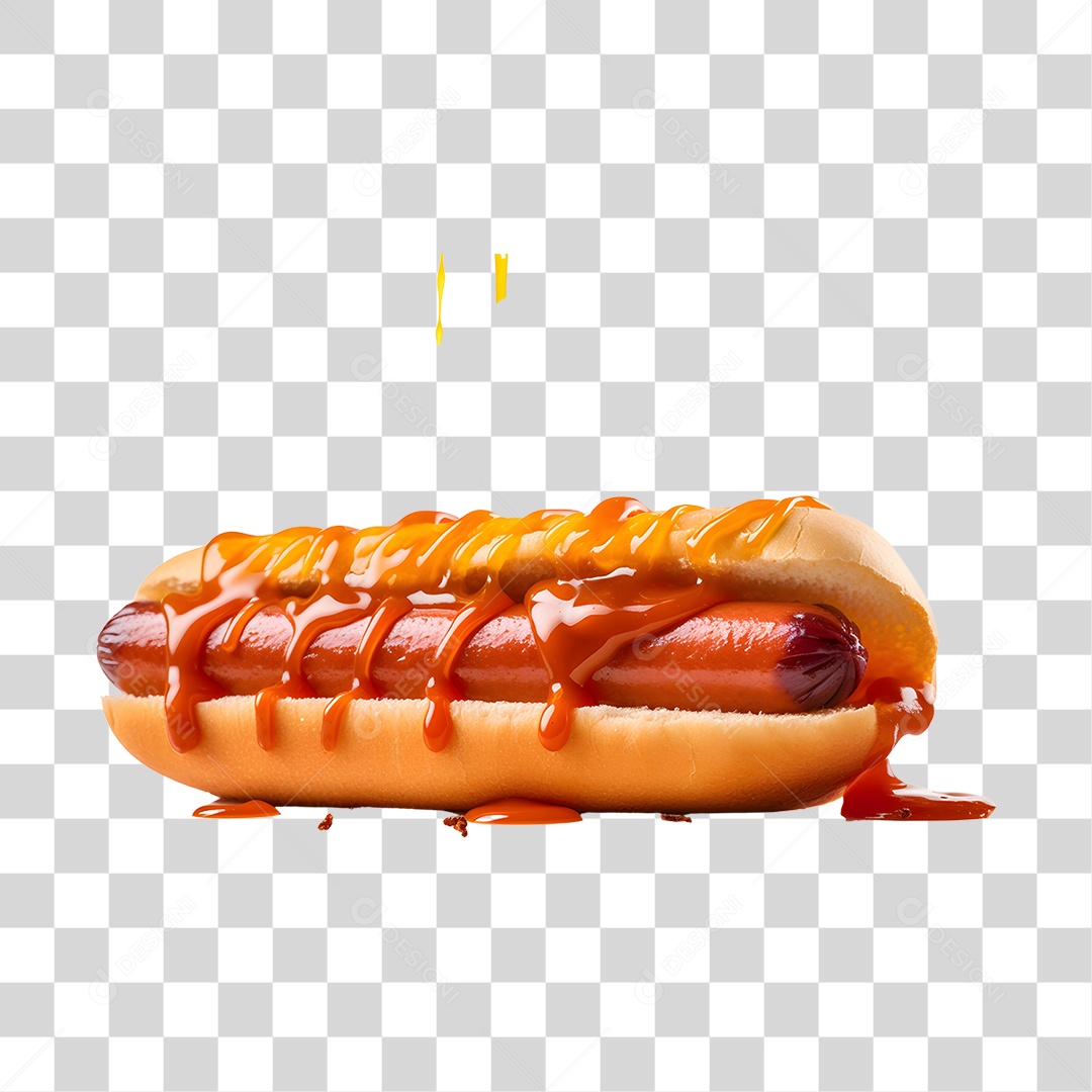 Cachorro quente alimento saboroso PNG Transparente