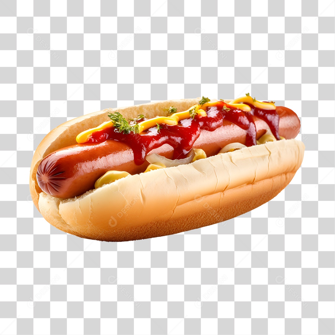 Cachorro quente alimento saboroso PNG Transparente