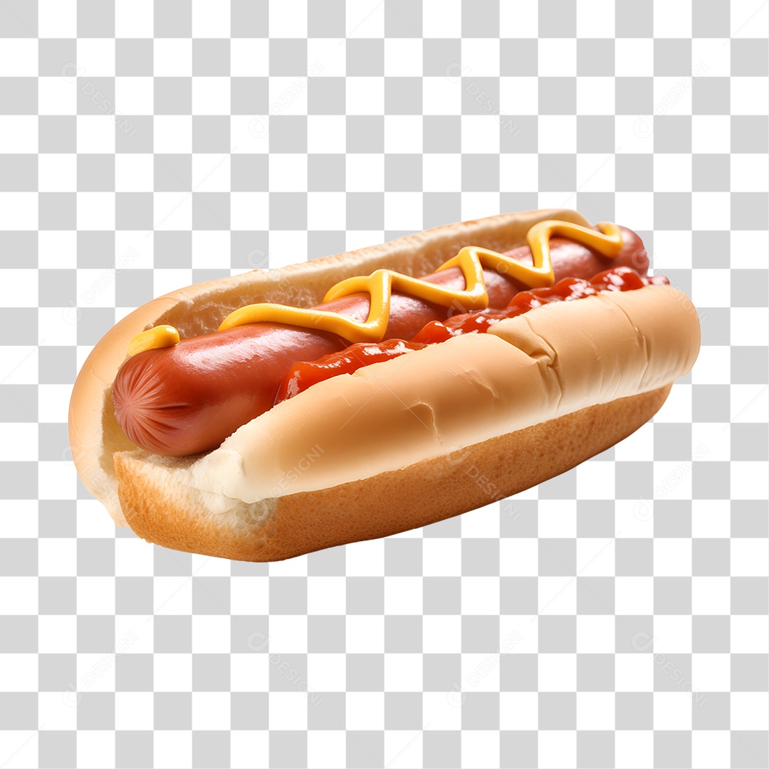 Cachorro quente alimento saboroso