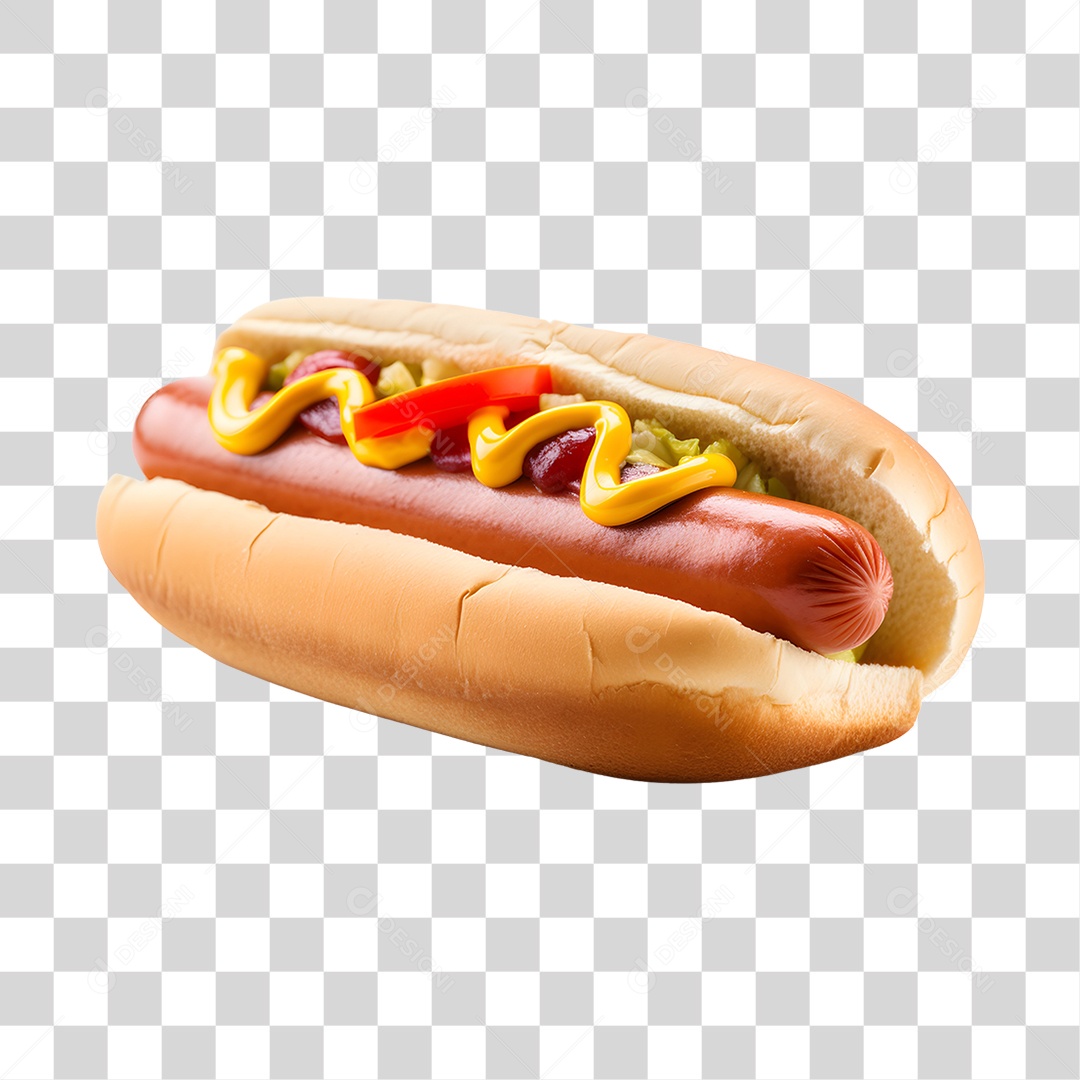 Cachorro quente alimento saboroso