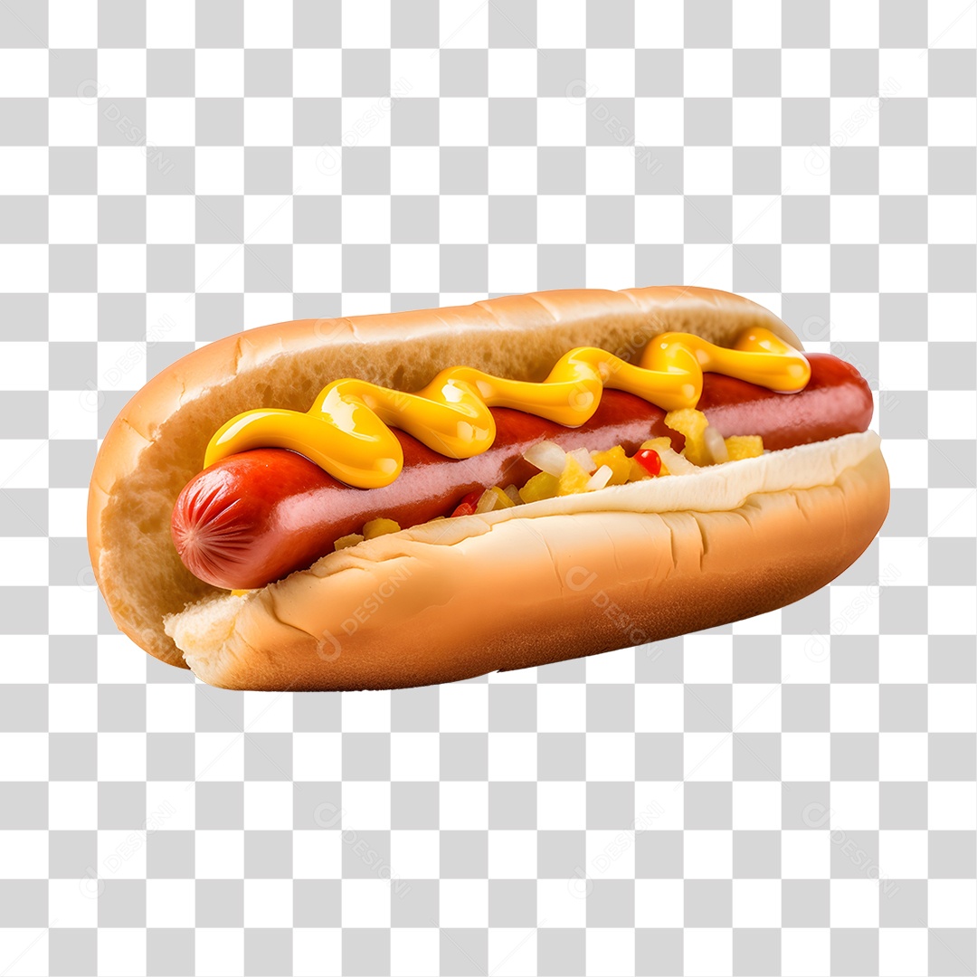 Cachorro quente alimento saboroso