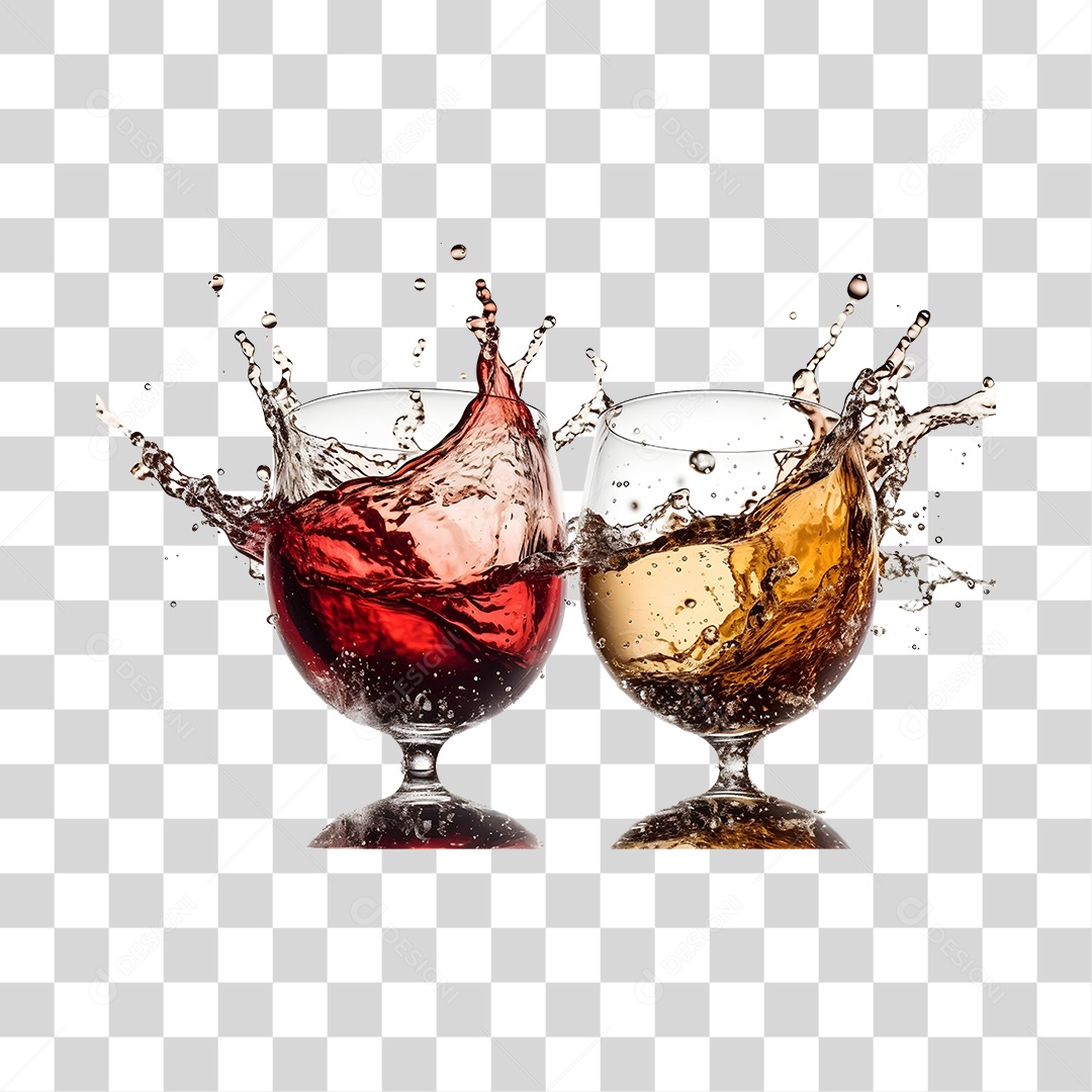 Taças de bebidas PNG Transparente