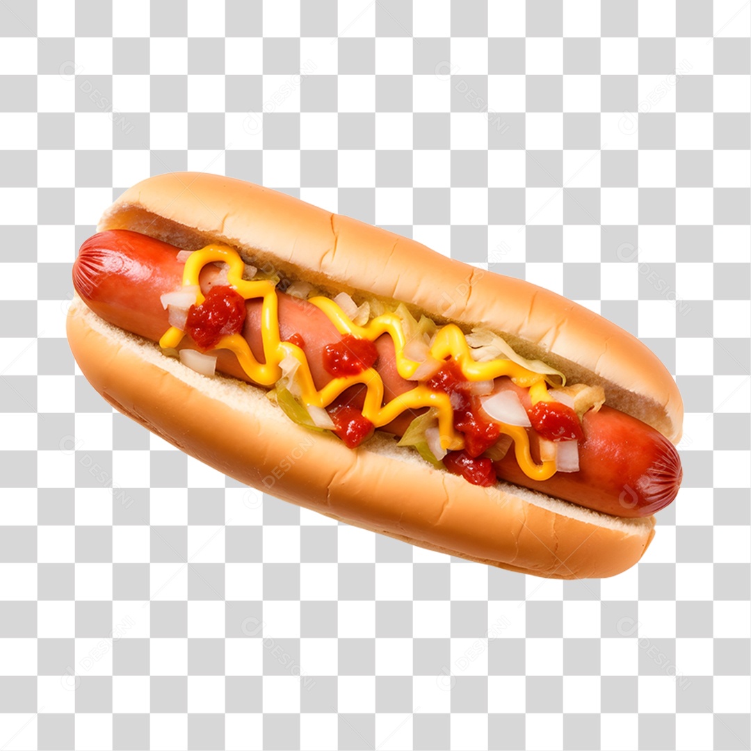 Cachorro quente alimento saboroso