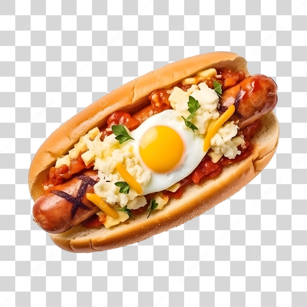 Cachorro quente alimento saboroso