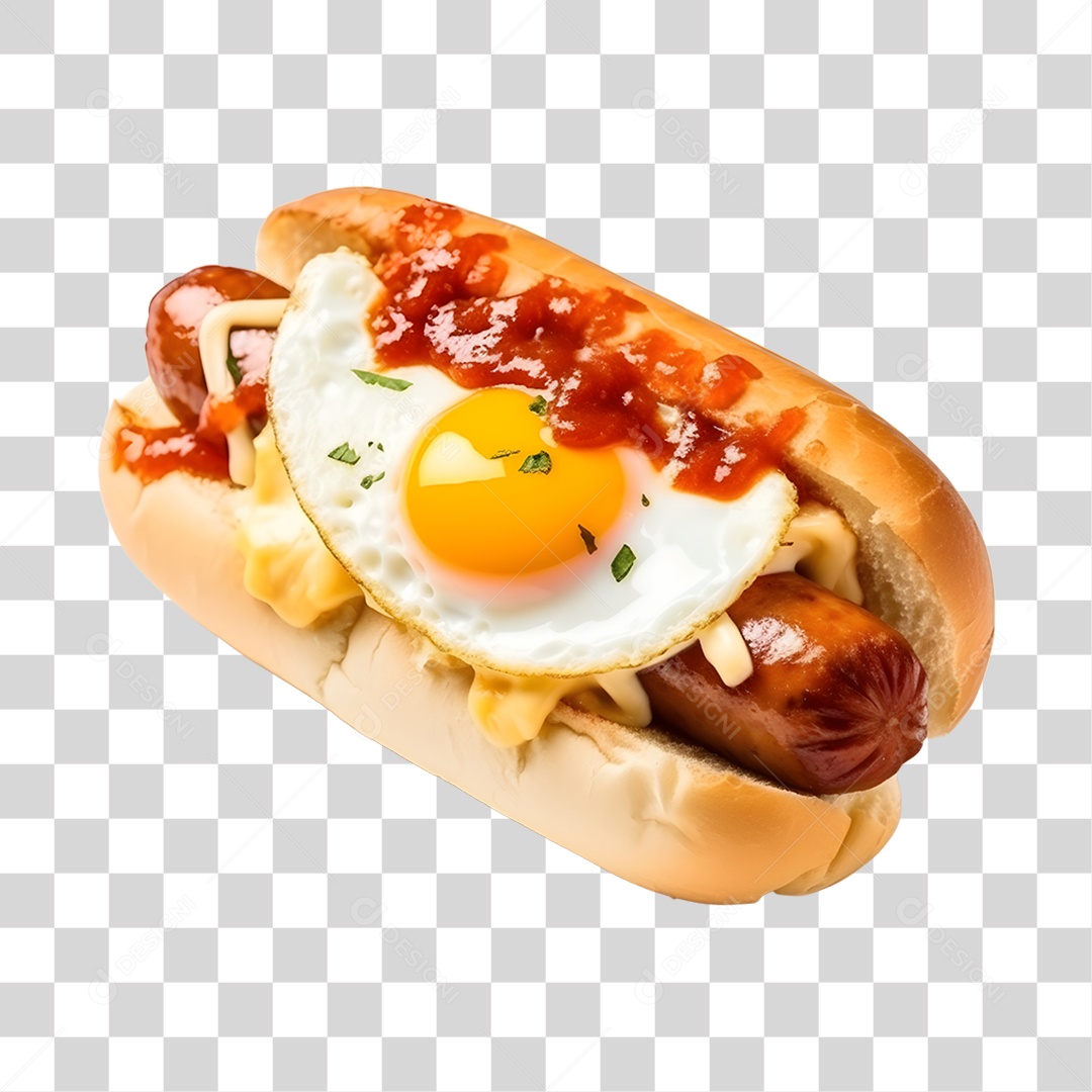 Cachorro quente alimento saboroso