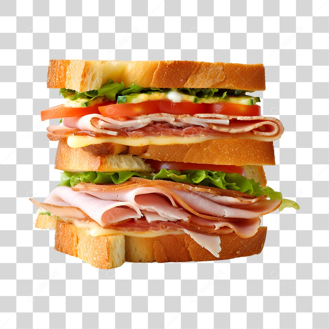 Sanduiches saborosos PNG Transparente