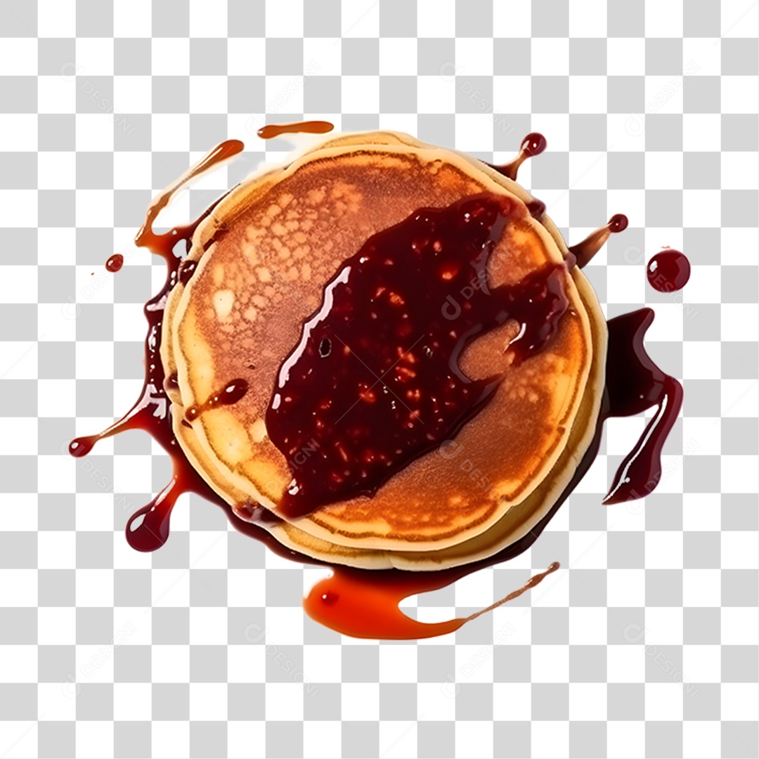 Panqueca saborosa PNG Transparente