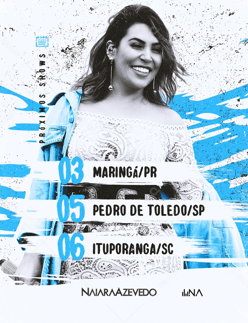 Flyer Feed Nayara Azevedo Cities Social Media PSD Editable