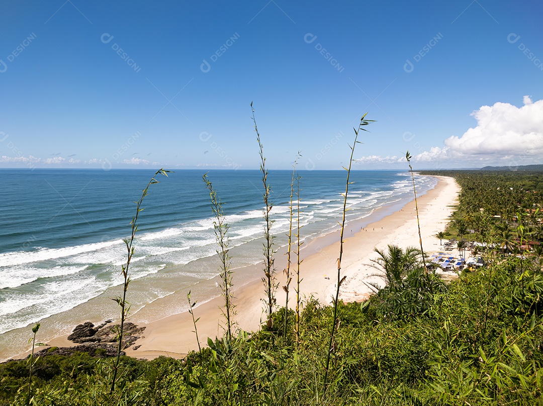 Vista do Mirante da Serra Grande na Bahia Brasil.