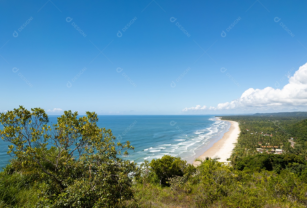 Vista do Mirante da Serra Grande na Bahia Brasil.
