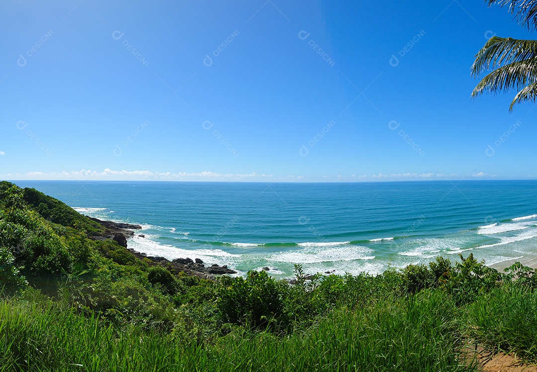 Vista do Mirante da Serra Grande na Bahia Brasil.