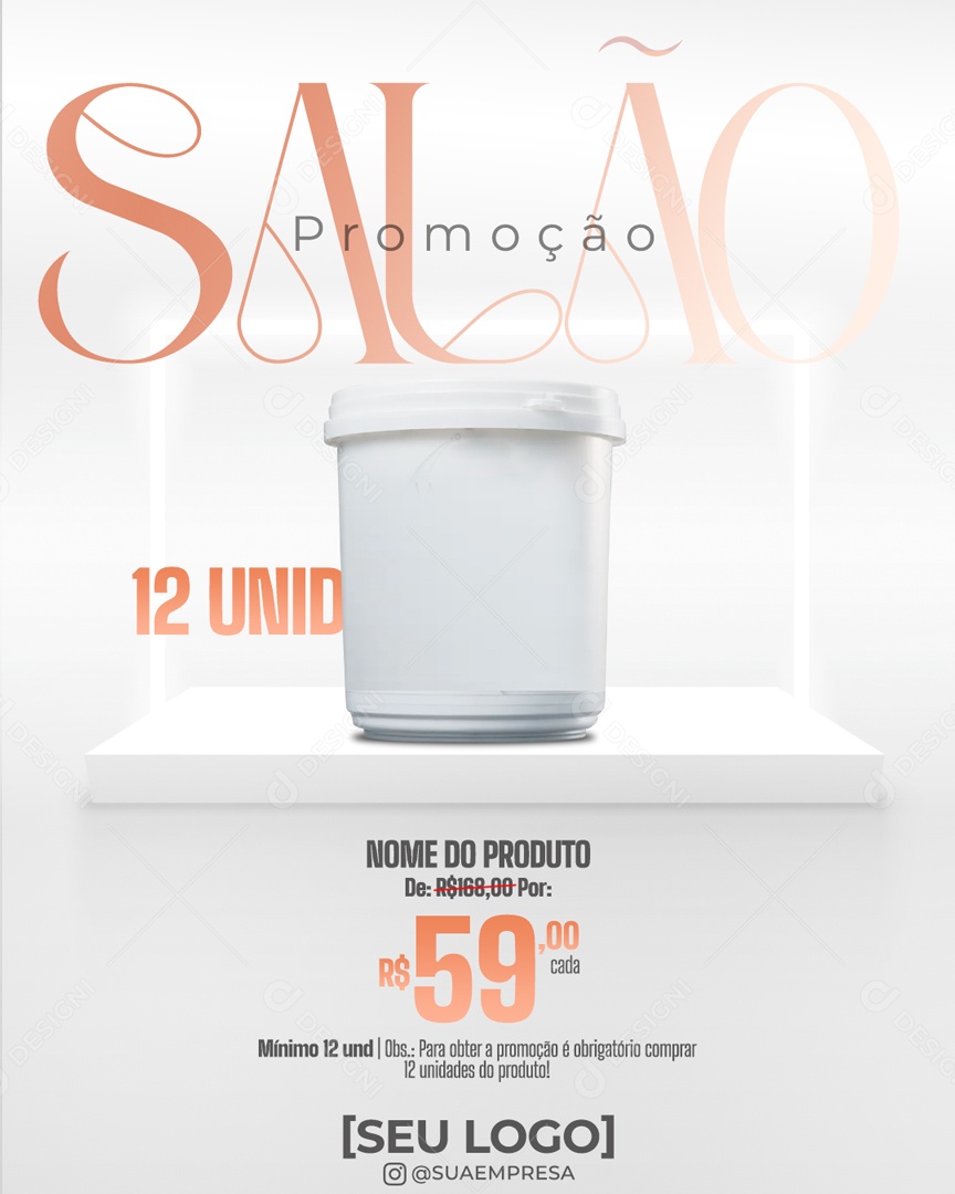 Hall Price Promotion Social Media Editable PSD