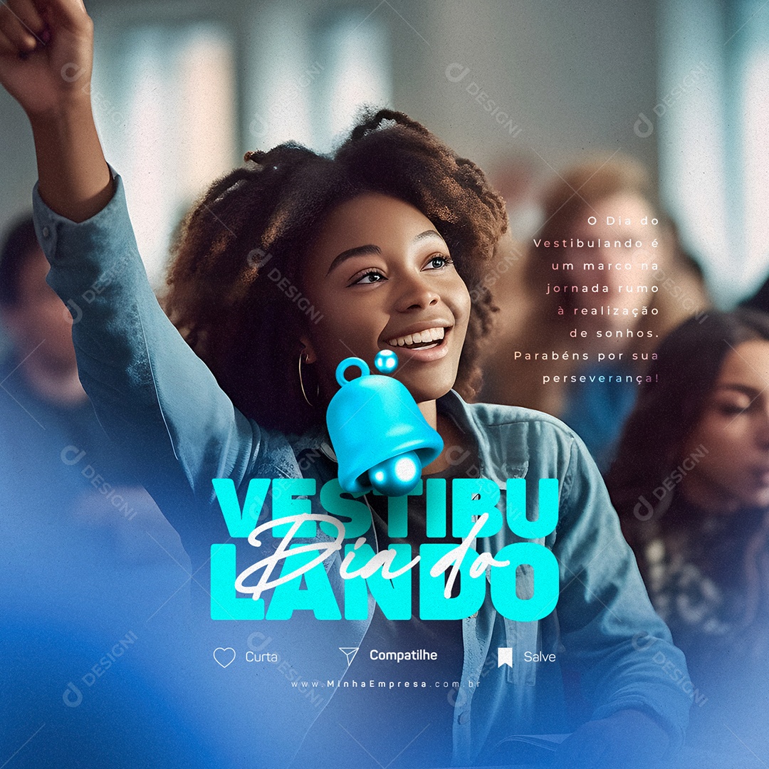 Social Media Dia Do Vestibulando 24 De Maio PSD Editável