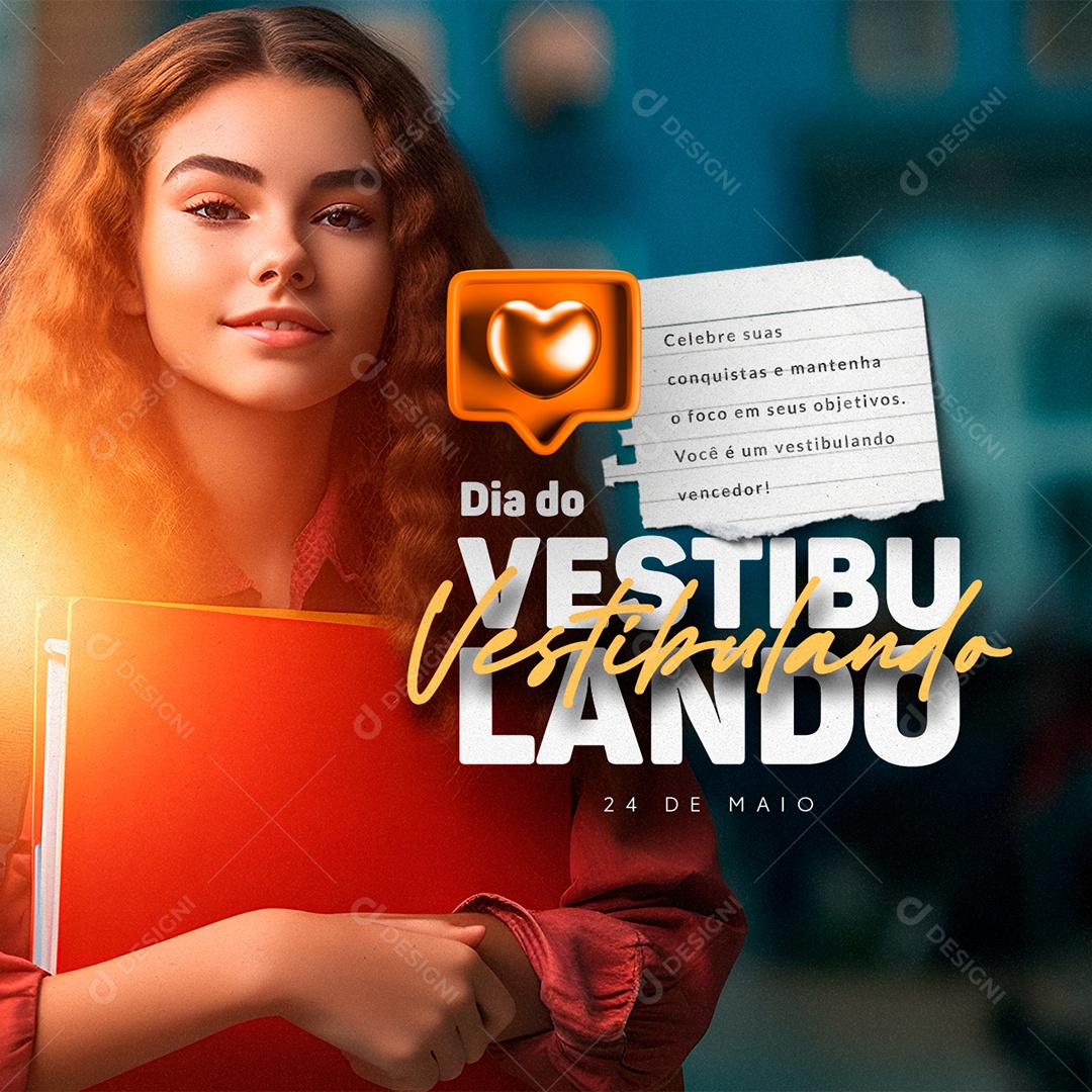 Celebre Suas Conquistas Dia Do Vestibulando Dia Do Vestibulando Social Media PSD Editável