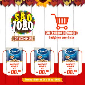 Selo 3D São João Para Composição PSD