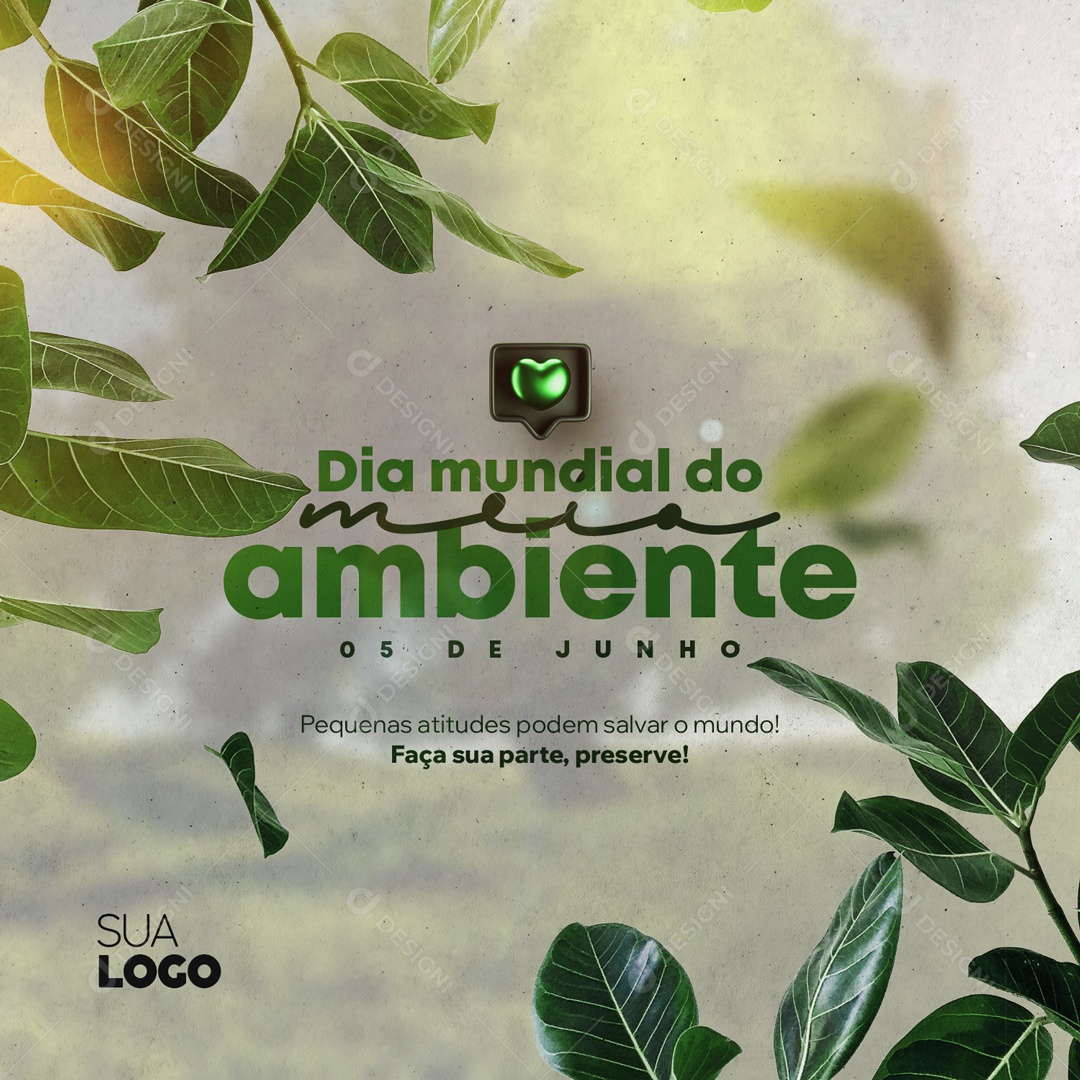 05 de Maio Dia Mundial Do Meio Ambiente Social Media PSD Editável